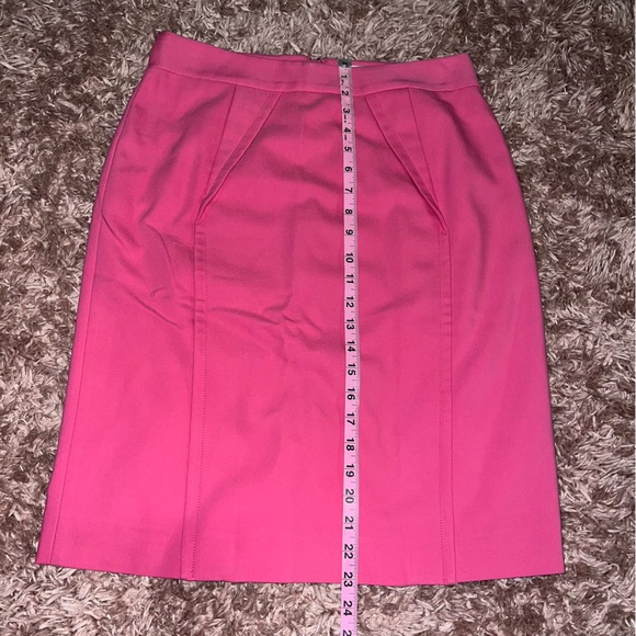Antonio Melani Bubble Gum Pink Girly Pencil Skirt Size 8 - Picture 9 of 9